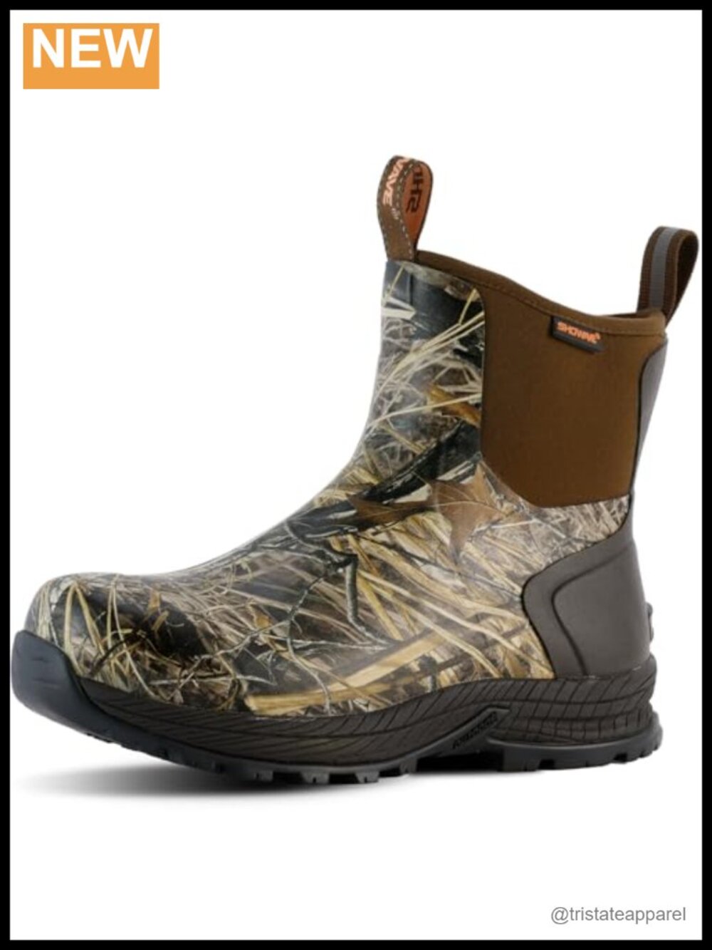 Men's Waterproof Rubber Rain Boots Insulated Neoprene Lined Mud Boots